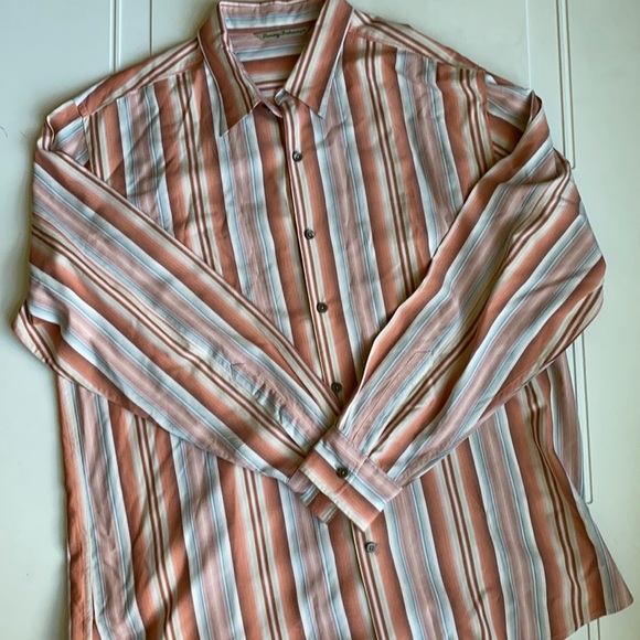 Men’s Tommy Bahama Silk Long Sleeve Shirt XL - Picture 1 of 7